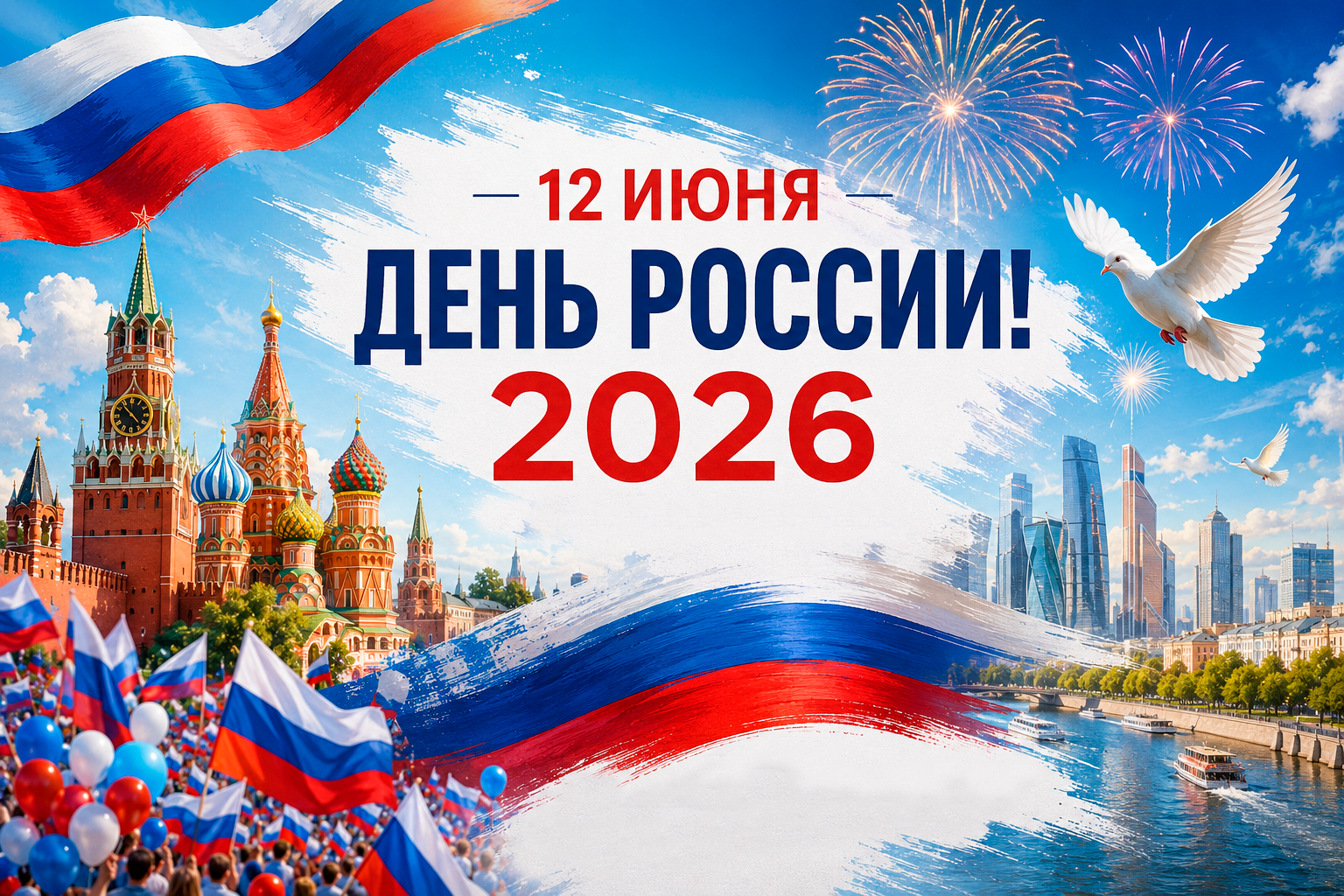 С Днём России! С Днём России!